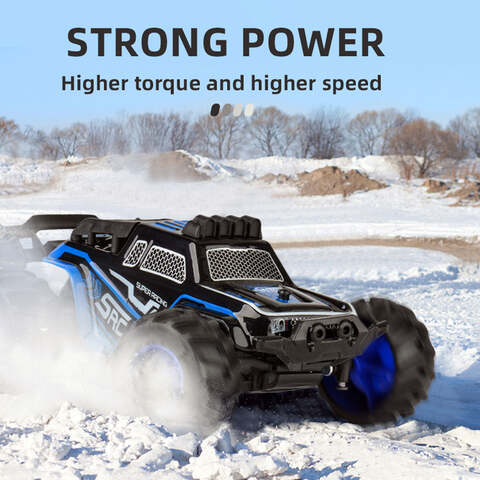 kidwala RC car mini toy high speed racing car 4WD off road blue &amp; black, higher speed &amp; torque car, road conqueror  PVC shell antiskid tire car easy to slip &amp; collide car for boys 10 years old