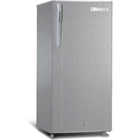 Nobel 180 Liter Single Door Refrigerator, Defrost, R600a NR180SSN Silver