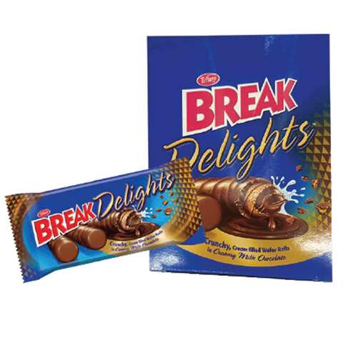 Buy Tiffany Break Time Wafer Chocolate 16 Gram 24 Pieces Online - Shop Food  Cupboard on Carrefour Jordan