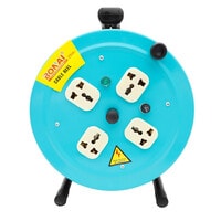 Bonai 25m Extension Cable Reel: Power Your Space Safely and Efficiently with 4 Sockets and Fuse Protection