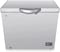 TCL 326 Liters Chest Freezer, Large Deep Freezer With Storage Basket, Mechanical Temperature Control, Front Water Disposal Device, Silver, F326Cfsl