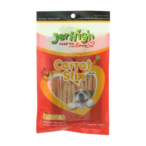 Jerhigh Carrot Stix Dog Treats 100g