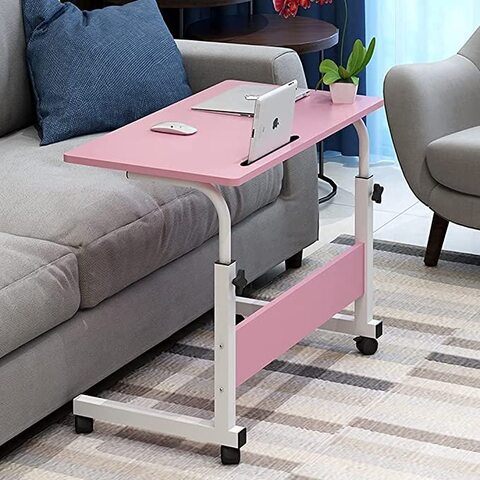 Pink deals laptop table