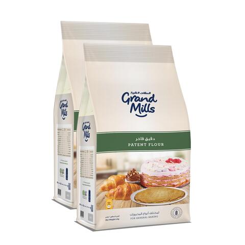 Buy Grand Mills All Purpose Flour 2kg Pack of 2 in UAE