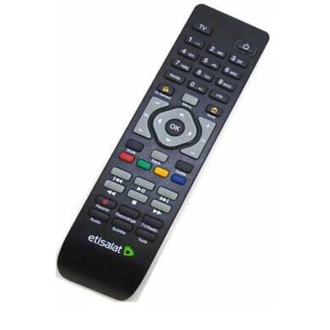 Etisalat Smart Remote control For Led And Smart Tv Black