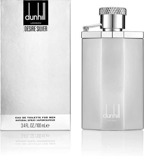 Alfred Dunhill Desire Silver Eau De Toilette For Men - 100ml