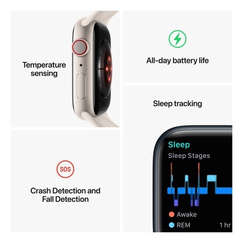 Apple Watch Series 8 GPS + Cellular 45mm Silver