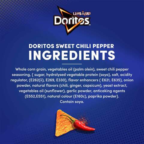 Doritos sweet chili pepper tortilla chips 80 g 
