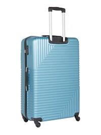 Senator Hard Case Extra Large Luggage Trolley Suitcase for Unisex ABS Lightweight Travel Bag with 4 Spinner Wheels KH120 Light Blue
