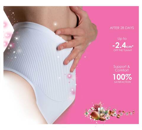 Lytess Young Mum Flat Tummy Brief ,White, Medium