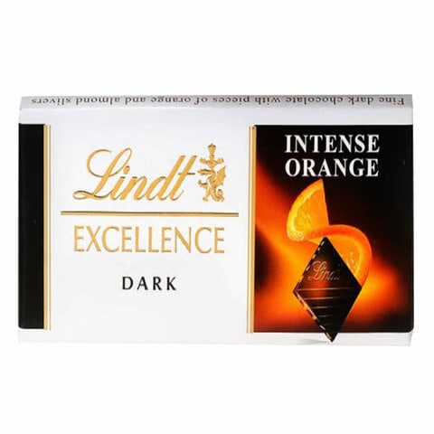 Lindt Excellence Dark Intense Orange Chocolate 35g