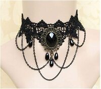 Generic Choker Beads Tassels Chain Pendant Necklace For Women Girls Chain Accessories, No2, One Size