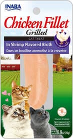 اشتري INABA CHICKEN IN SHRIMP BROTH 25 g - Pack of 3 في الامارات