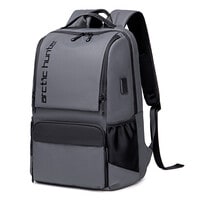 Arctic Hunter Premium Backpack Water Resistant Built-in USB Headphone Jack   Laptop Daypack for Men and Women B00532 Grey
