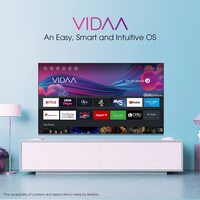 HISENSE 32 Inch HD Smart TV, with Natural Colour Enhancer, VIDAA U5 OS, Youtube, Netflix, Freeview Play Shahid &amp; WiFi Model 32A4H