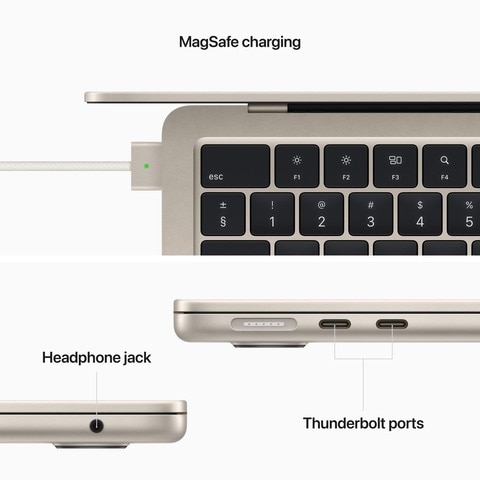 Apple MacBook Air With 13.6-Inch Display M2 Processor 8GB RAM 512GB SSD Arabic Keyboard Starlight