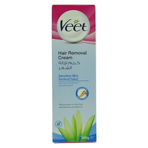 Buy Veet Hair Removal Cream For Sensitive Skin Almond Oil 100g Online -  Shop Beauty & Personal Care on Carrefour Saudi Arabia