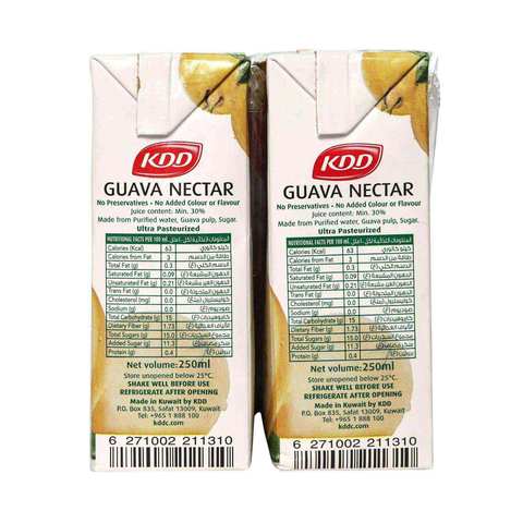 KDD Guava Juice 250mlx6&#39;S