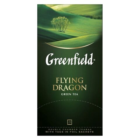 Greenfield Flying Dragon Green 25 Tea Bags