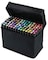 Beauenty - Touch5 Graphic Design Art Twin Tips Marker Pens 80 Colors Kit Black W060027