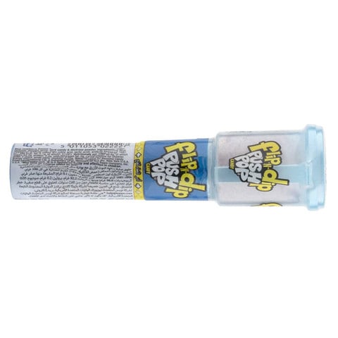 Bazooka Flip N Dip Blue Razz Flavoured Push Pop Candy 25g