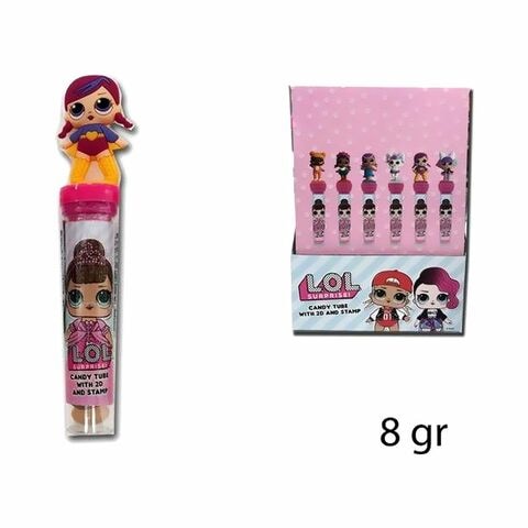 L.O.L Surprise! Candy Tube With 2D Stamp 8g