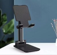 Generic Mobile Phone Holder Stand For iPhone iPad Adjustable Tablet Foldable Table Cell Phone Desk Stand Holder (Black)