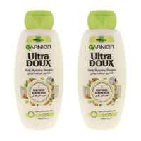 Garnier Ultra Doux Almond Shampoo 400ml Pack of 2