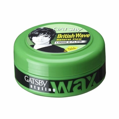 Buy Gatsby British Wave Loose And Flow Hair Styling Wax 75g Online - Shop  Beauty & Personal Care on Carrefour UAE