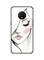 Theodor - Protective Case Cover For Oneplus 7T Girl Eyes Close