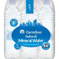 Carrefour Lebanon Natural Mineral Water 1.5L Pack of 6