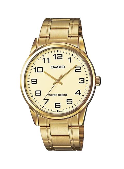 Casio - Stainless Steel Analog Quartz Couple Watch Set MTP/LTP-V001G-9BUDF