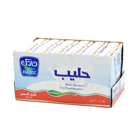 Buy Nadec UHT Milk 200ml X18 in Saudi Arabia