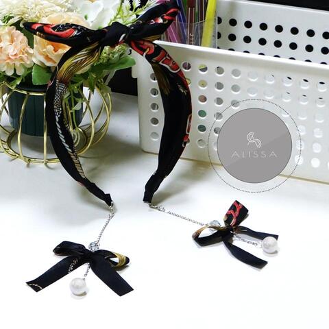 Aiwanto Hair Band Long Hanging Earring Like Head Band Beautiful Stylish Party Hair Accessories For Girls