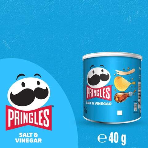 Pringles Salt And Vinegar Chips 40g