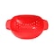 M-Design Plastic Colander with Twin Handles - Red