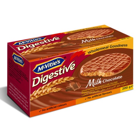 McVitie&#39;s Digestive Milk Chocolate 200 g