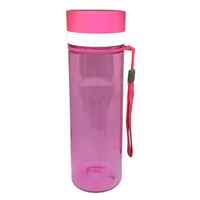 MyChoice Polycarbonate Water Bottle With Lanyard Pink 700ml