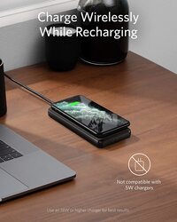 Anker Wireless Power Bank 10,000mAh, PowerCore III 10K Wireless Portable Charger with Qi-certified 10W Wireless Charging and 18W USB-C Quick Charge for iPhone 12, Pro, Pro Max, 11, Pro, iPad