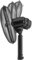 Khind SF1663H Pedestal Stand Fan, 2-In-1 Convertible Cum Table Fan, 5 Leaf Blade, 3 Speed Push Button With Adjustable Vertical Head For Perfect Temperature, Black, 16-Inch