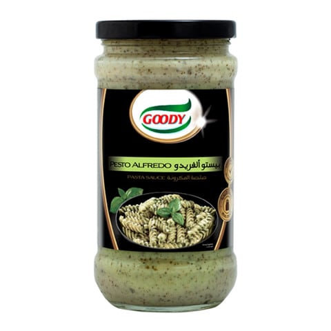 Buy Goody Pesto Alfredo Pasta Sauce 411g in Saudi Arabia