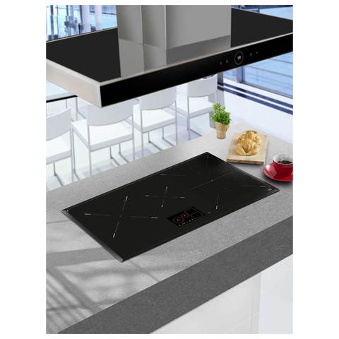 Teka DPL 1185 110cm Island Hood with Contour Rim extraction, Touch control and ECOPOWER motor