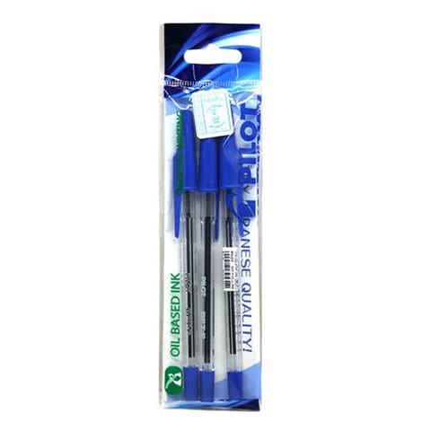 Buy PILOT BALL POINT FINE BLU 0.7MM 3PC Online - Carrefour Kenya