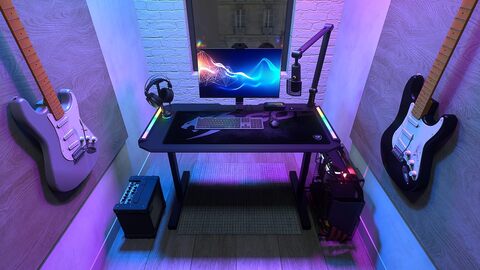 Dual gaming deals desk