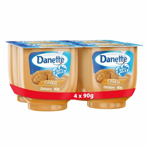Danette Dessert Cookie Flavour 90g x Pack of 4