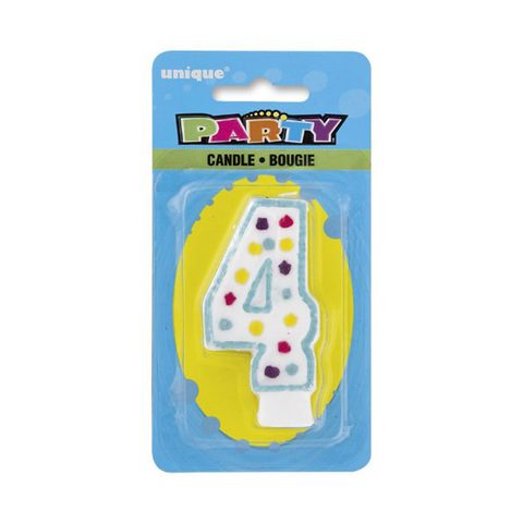 Buy Party numeral candle 4 in Saudi Arabia