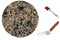 Generic Brown Home Granite Pizza Stone/Baking Stone With Free Shovel And Silicon Brush (24 Cm)