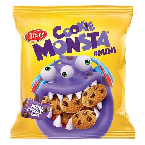 Tiffany Monsta Mini Chocolate Chip Cookies 32g