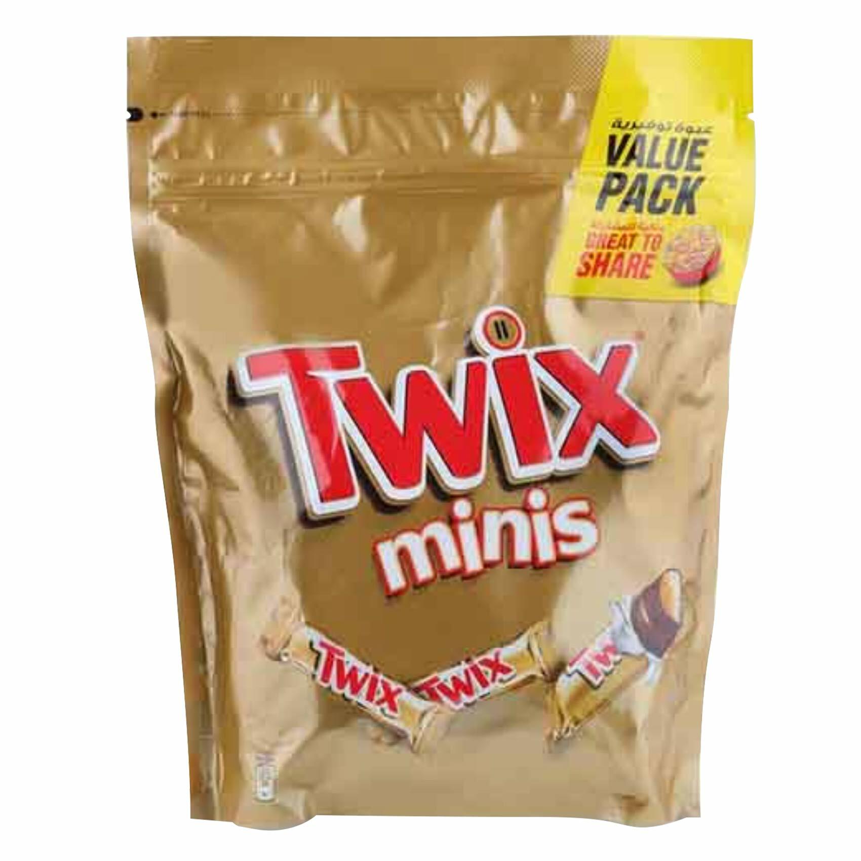 Buy Twix Miniature Chocolate 200g x Pack of 2 Online - Shop Food