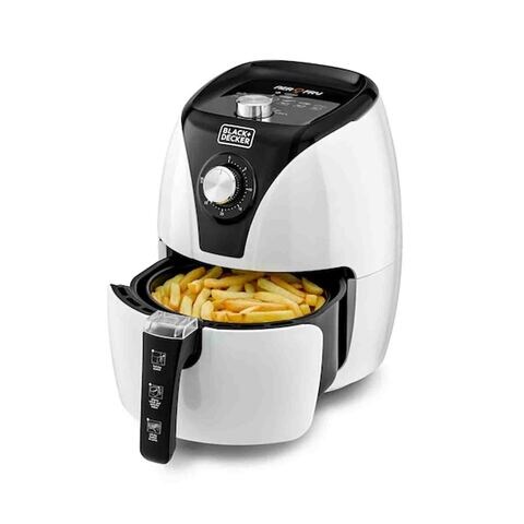 Buy Black Decker Air Fryer AF220 B5 2.5L 1500W White Online